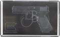 GLOCK FERMACARTE TRASPARENTE LASERATO 