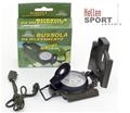 Bussola Virginia con luce led in lega di alluminio con lente e sestante