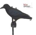 corvo con asta e base in plastica Scaccia uccelli Sport Plast